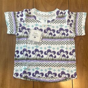 Kate Quinn Tee Purple Earth Short Sleeve Organic Cotton NWT